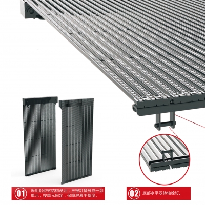 透明燈條LED顯示屏