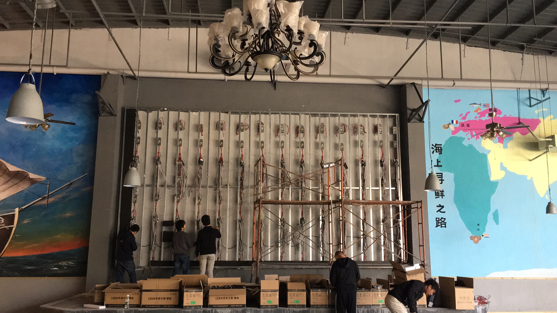 上海酒店廣告LED顯示屏成功案例GP4模組，酒店LED顯示屏經典案例，酒店LED顯示屏，酒店LED廣告屏